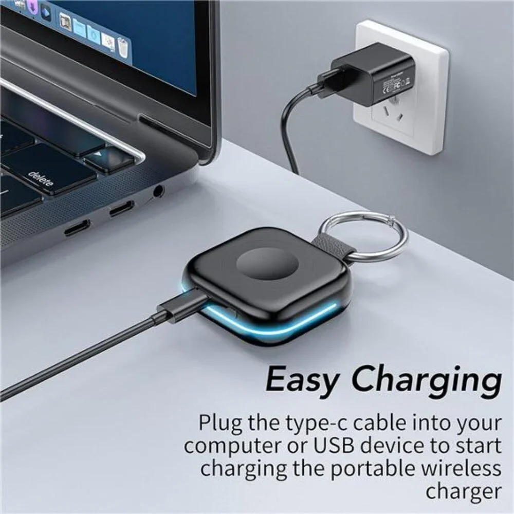 Portable Charger for AppleWatch,WirelessMagnetic iWatchCharger 1200mAh PowerBank